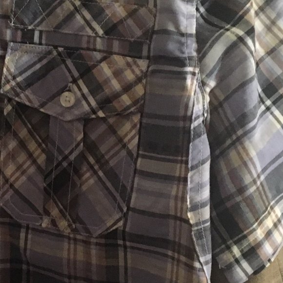 NWT Haight & Ashbury Mens Short Sleev Button Down Shirt - Picture 5 of 5